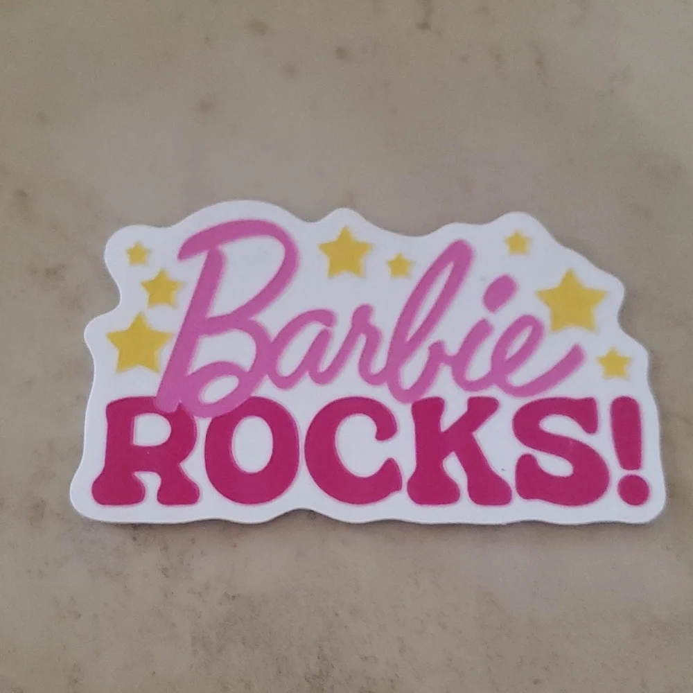 Barbie Rocks Decal - Picture 1 of 1